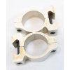 Image 7 : 1-Set Tasco Silver 1' Rings, 1- Set Tasco Silver 1" Rings 3/8" Groove