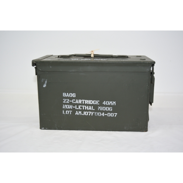 Green Metal Ammo Can