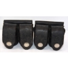 Image 2 : Box Lot 7 Revolver Speed Loaders & A Pair Of Leather Speed Loader Belt Pouches