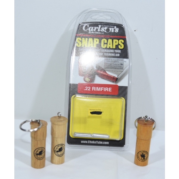 Carlson's Snap Caps & 3 Shell Keychains