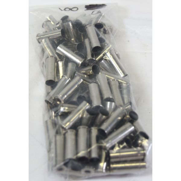 100 Pieces 38 special Nickle Shot Cases