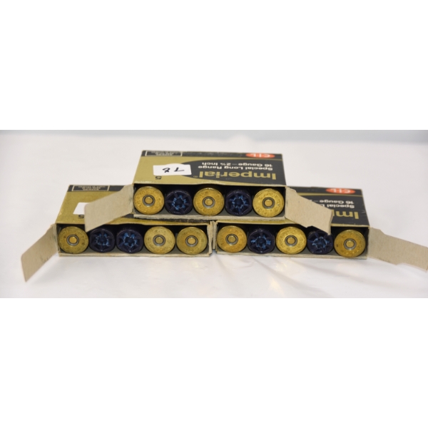 15 Rounds Imperial 12ga 3" Slugs