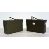 Image 1 : 2 Canadian Issue Metal Waterproof Ammunition Boxes