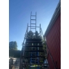 Image 3 : Tall Rolling Warehouse Ladder with Extension 