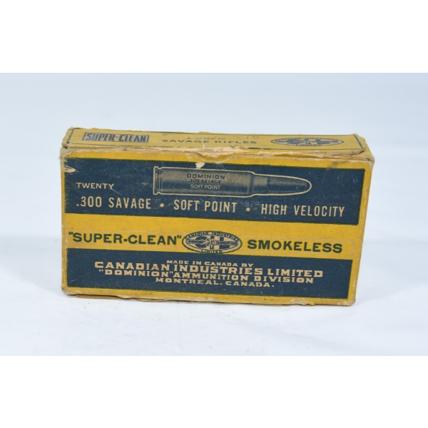 20 Rounds Dominion .300 Savage 180gr. SP Ammunition