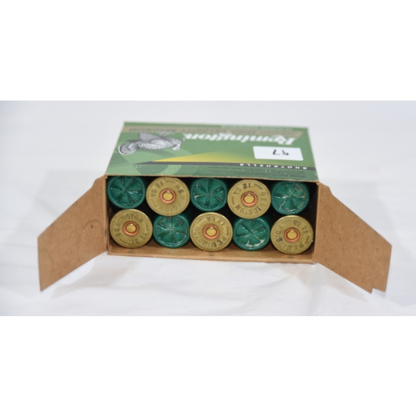 10 Rounds Remington 12 Gauge 3 1/2" #4 Shot Ammunition