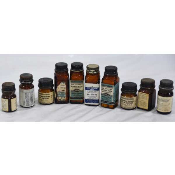 10 Bottles  Water Purifying Tablets  
