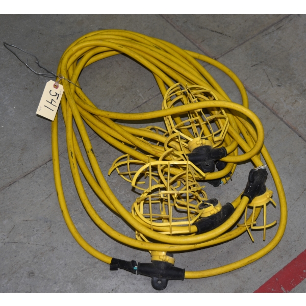 Multiple Socket and Cages Construction Lights