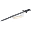 Image 2 : Long Bladed Military Bayonet With Dark Parkerized Finish 