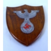 Image 1 : WWII German Reich Wooden Plaque W/ Parteiadler 
