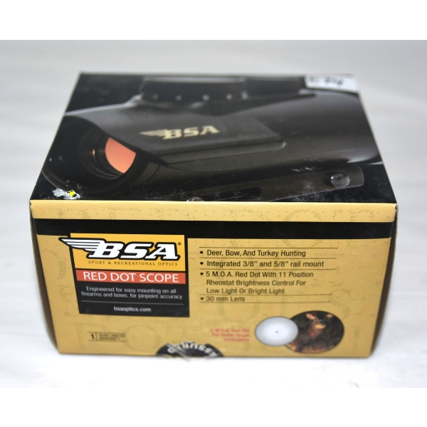 BSA Red Dot Scope N.I.B. With Battery