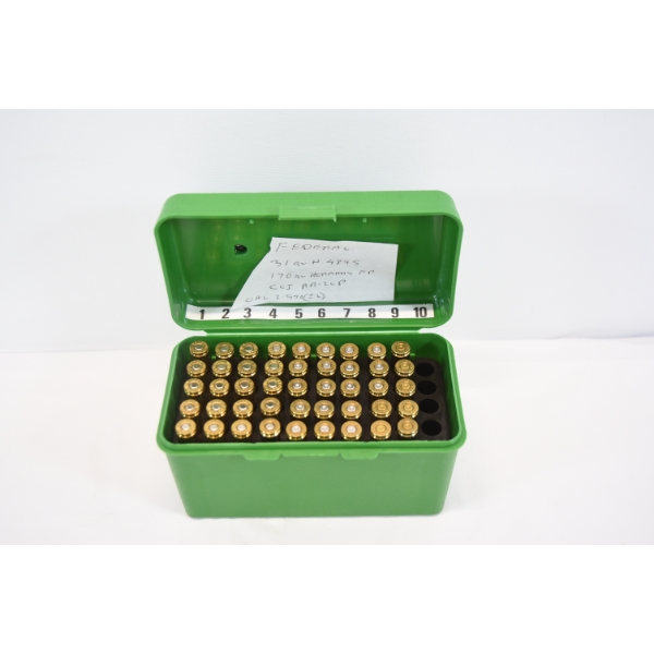 20 Rds. Lapua Brass 6.5x55 170gr Hornady Precision Reloads