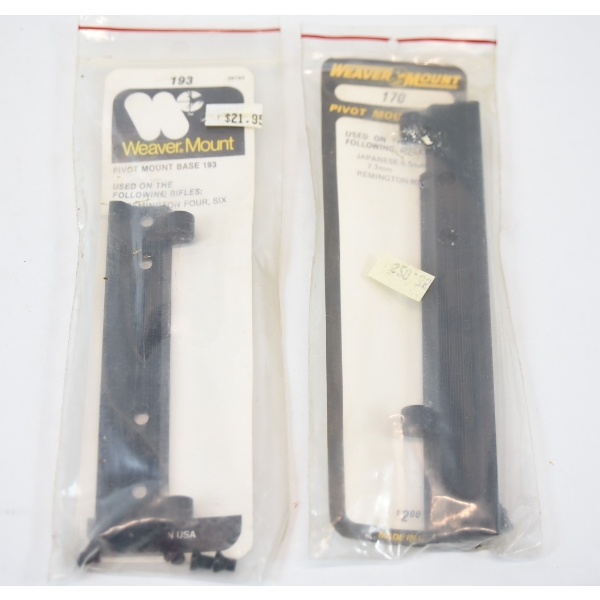 Box Lot Weaver Scope Mounts