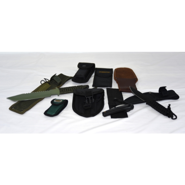 Box Lot Knives & Multitool