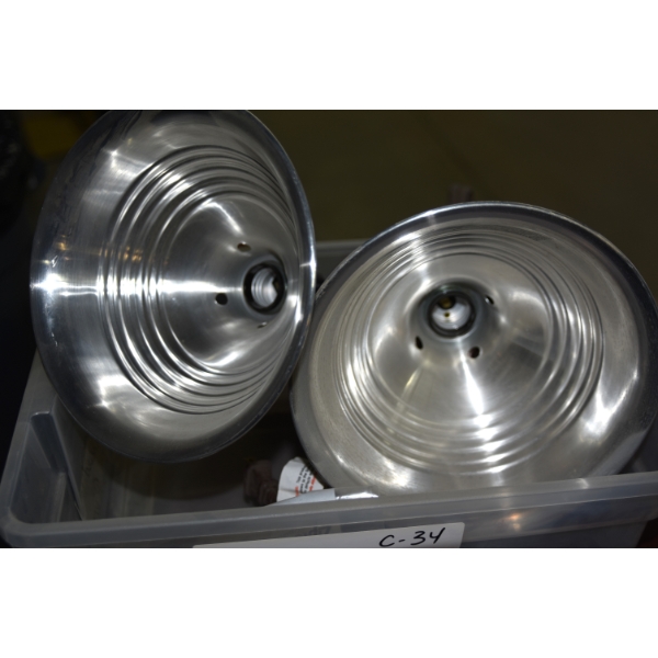 2 Bayco 8.5" Aluminum Clamp Utility Light