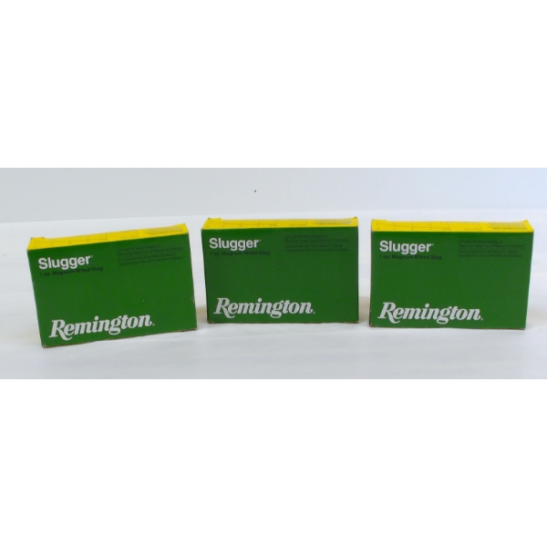 15 Rounds Remington 12 Gauge 3" Magnum Rifled Slugs