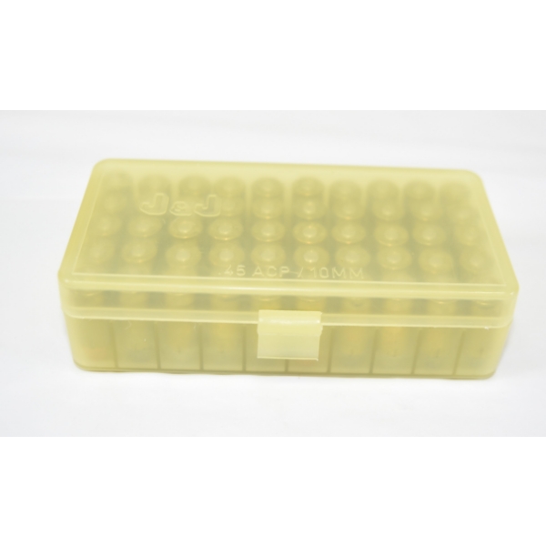 50 Rounds Remington 45 ACP Ammunition In Plastic Case