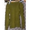 Image 2 : Olive Green Long Sleeve & Vintage Military Wool Vest 