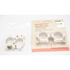 Image 2 : 1-Set Tasco Silver 1' Rings, 1- Set Tasco Silver 1" Rings 3/8" Groove
