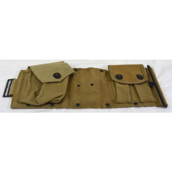 WWII US Army M1918 Assistant BAR Browning Gunner Ammo Belt