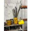Image 2 : Assorted Nuts, Bolts, Hardware and Metal Shelf 