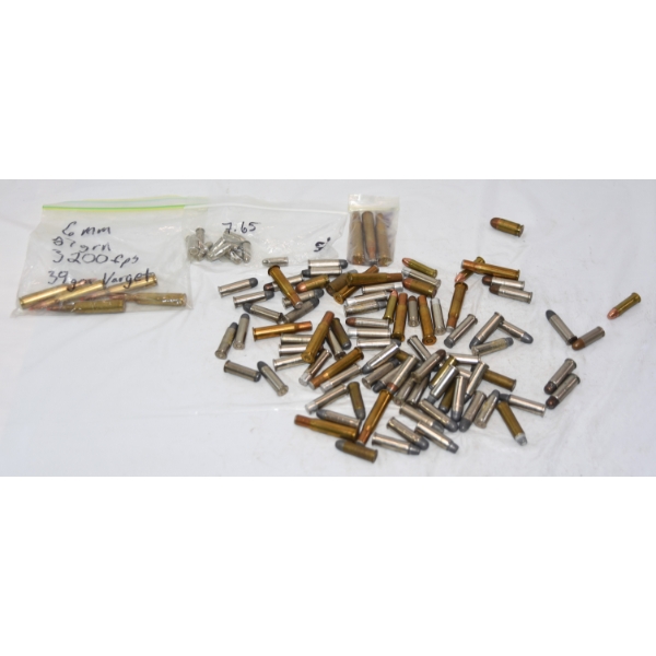 105 Rounds Assorted Brands & Caliber Ammunition