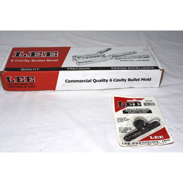 Box Lot Lee - 6 Cavity Bullet Mold & Lee 32 Smith & Wesson Long 
