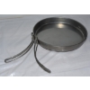 Image 7 : Portable stainless steel camping pot or Billy tin- designed for cooking over a fire or a stove