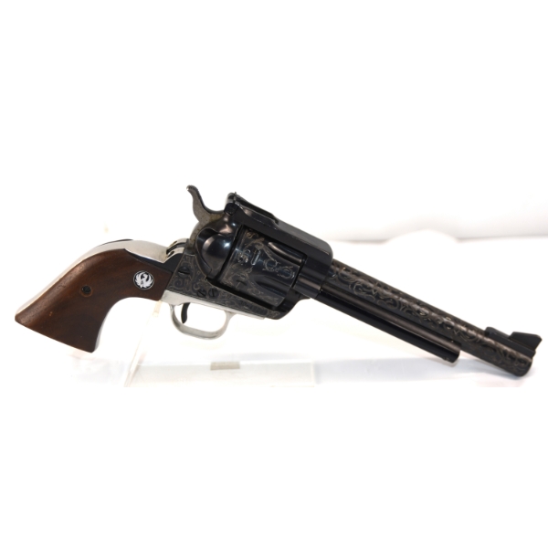Ruger Blackhawk Engraved .357 Magnum Caliber Revolver Handgun
