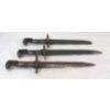 Image 1 : 3 Lee Enfield Bayonets 