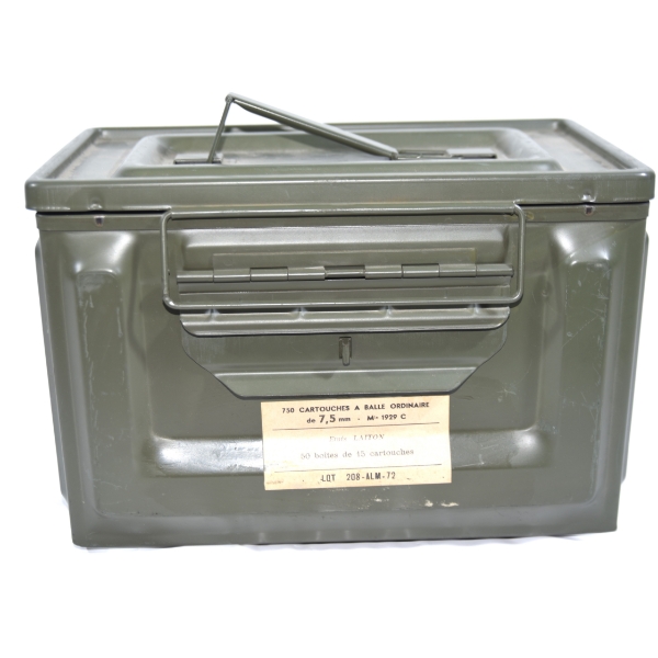 Heavy Duty Military Style Metal . 50 Caliber Ammunition Can