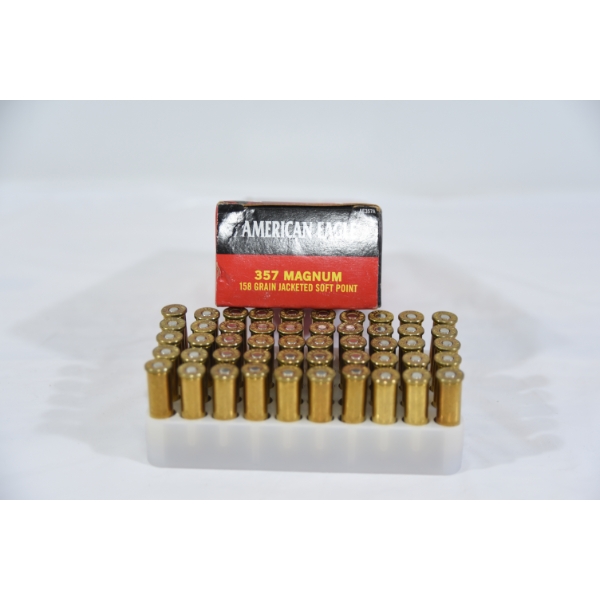 50 Rounds American Eagle 357 Magnum 158gr Ammunition 
