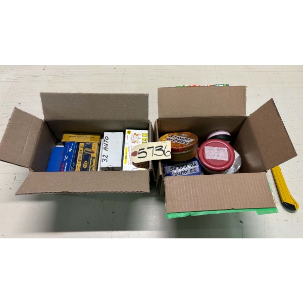 3.5kg  Boxes of Assorted Brand 32 Auto Shot Brass
