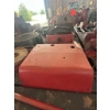 Image 1 : Red Sheet Metal Tractor Shield / Cover Panel