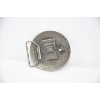 Image 2 : Vintage 1977 Jimm Watson Pewter 1873-1973 Canada Commemorative RCMP 25 Cent Belt Buckle