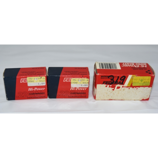 110 Rounds Federal .22cal Ammunition