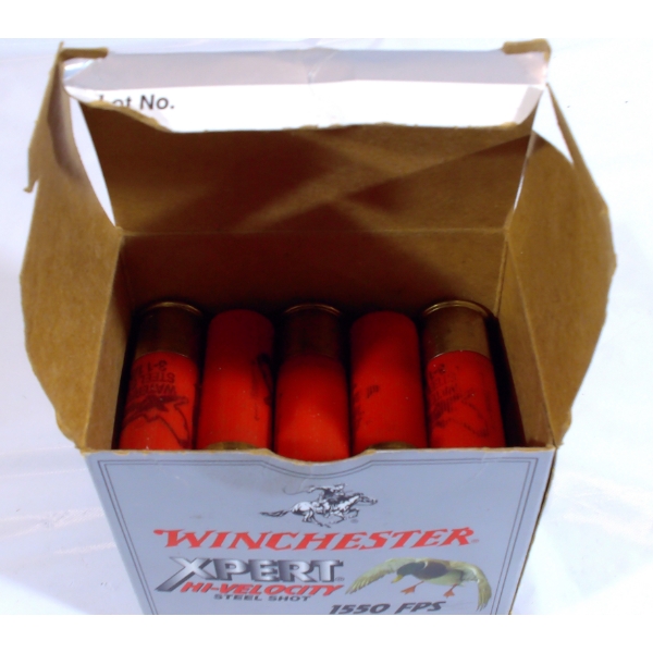20 Rounds Winchester 12ga 3" Hi Velocity steel #4 Shot Ammunition