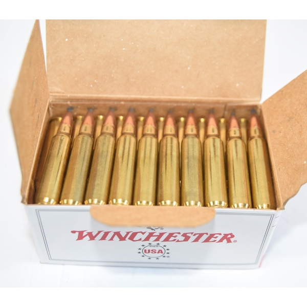 50 Rounds Winchester USA .223 Rem Caliber 55 Gr. Pointed Soft Point Ammunition