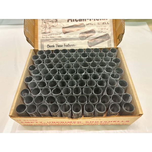 100 Alcan New Unprimed 12ga 2 3/4" Empty Shotshells
