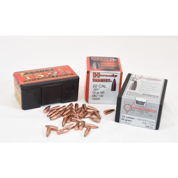 Box Lot 165 Pieces Mixed Bullets