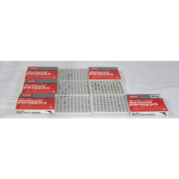 Approximately 500 Pieces CCI Small Pistol Magnum Primers 