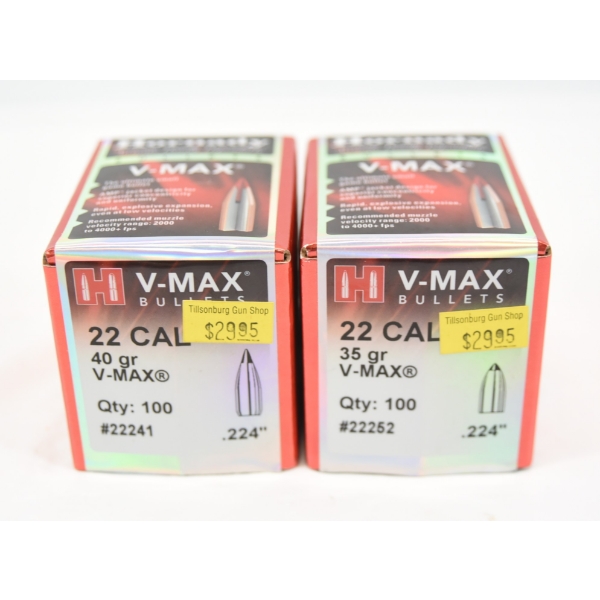 89 Rds. Assorted Hornady Bullets 