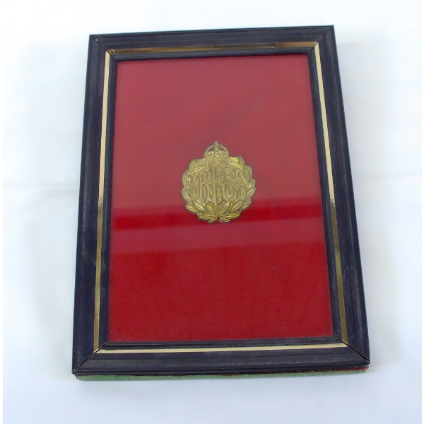 Royal Flying Club Badge In Frame
