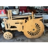 Image 1 : Wooden Tractor Cut-Out Decor