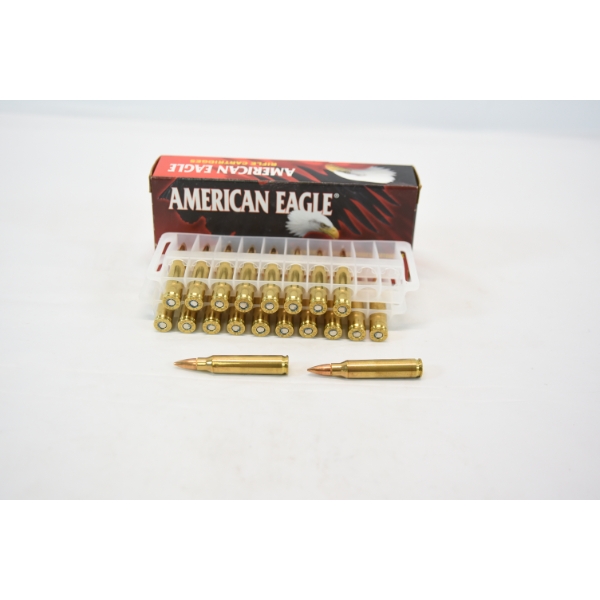 40 Rounds American Eagle 223 Rem Ammunition 