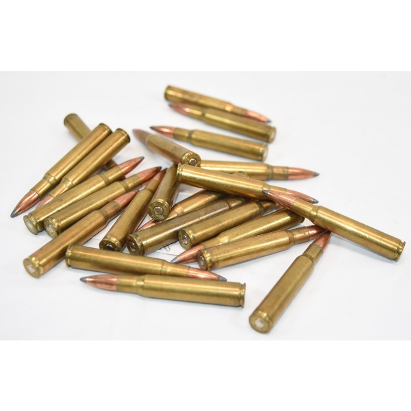 21 Rounds Assorted Brands .30-06 SPRG Caliber 200GR. Reloaded Ammunition