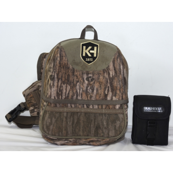 Box Lot Bushnell Yard Pro & K-1 Knight & Hale Run-N - Gun 100 Turkey Chest Rig