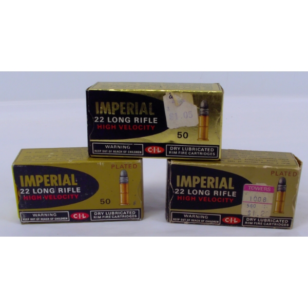 150 Rounds Imperial 22 LR Ammunition 