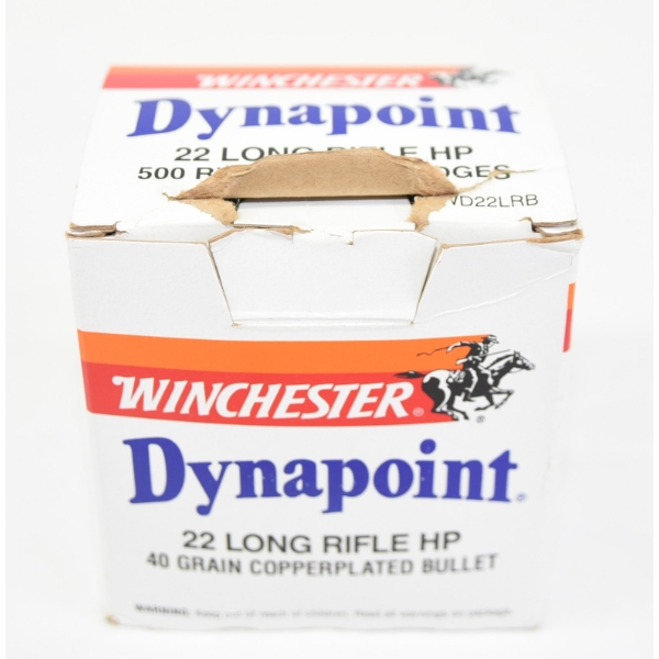 1.72 KG Box Of Winchester Dynapoint .22 LR HP 40 Grain Copperplated Ammunition