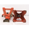 Image 3 : 2 Red Steel Jack Stands